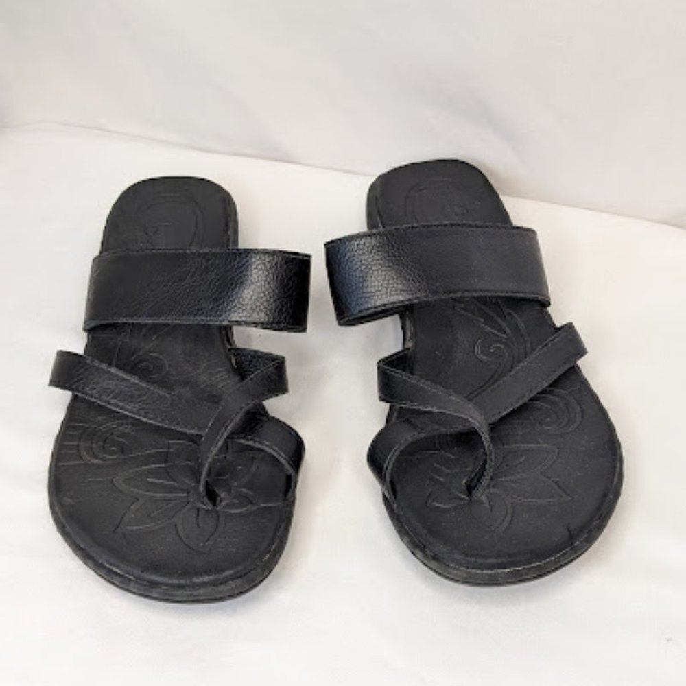 BOC Black Sandal Sz 7